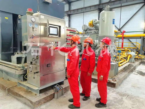 石化机械三机分公司研制的天然气压缩机在山东成功试运行